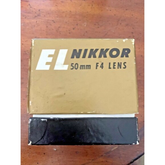 Nikon EL Nikkor 50mm f4 Enlarger Lens From Japan  w/ Bubble Case 1960’s Darkroom - Picture 3 of 6